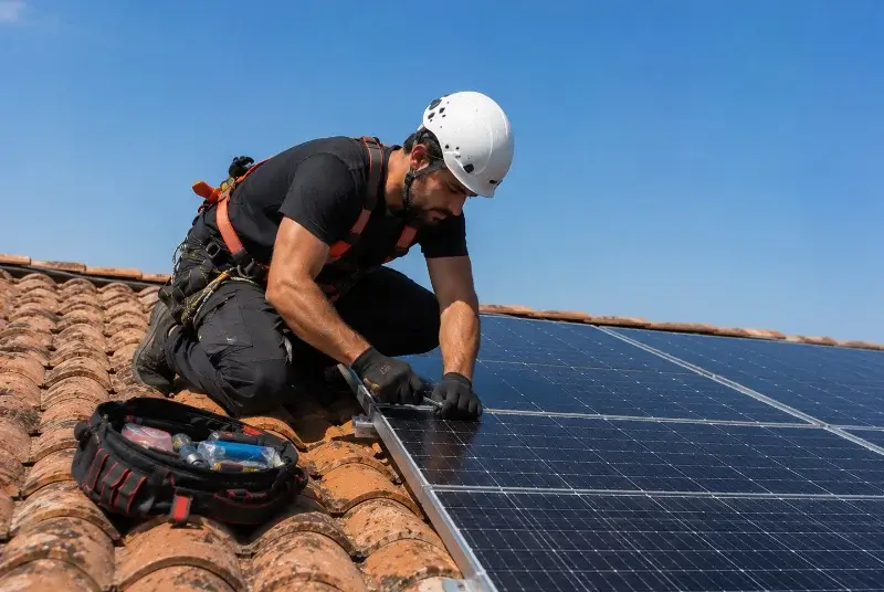 Maintenance et monitoring de panneaux solaires à Malemort-du-Comtat
