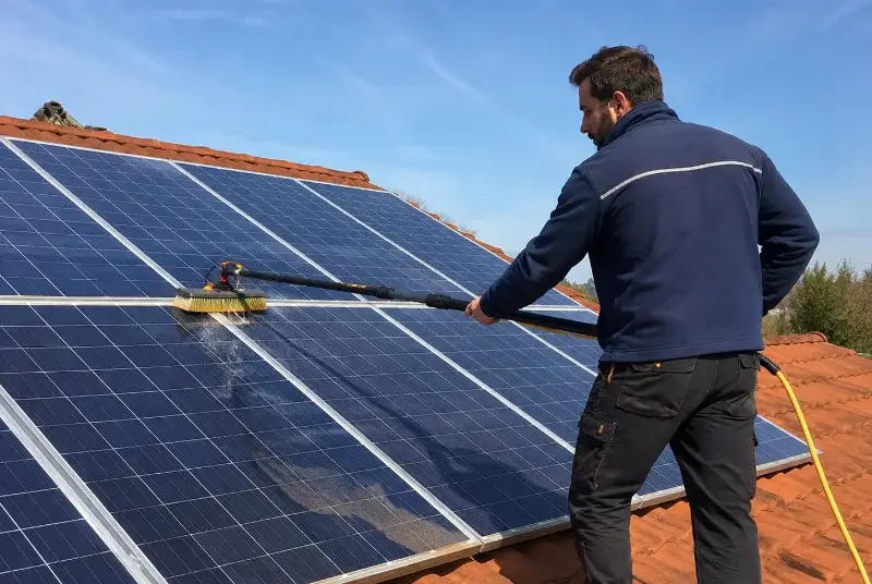 Nettoyage et entretien de panneaux solaires à Malemort-du-Comtat